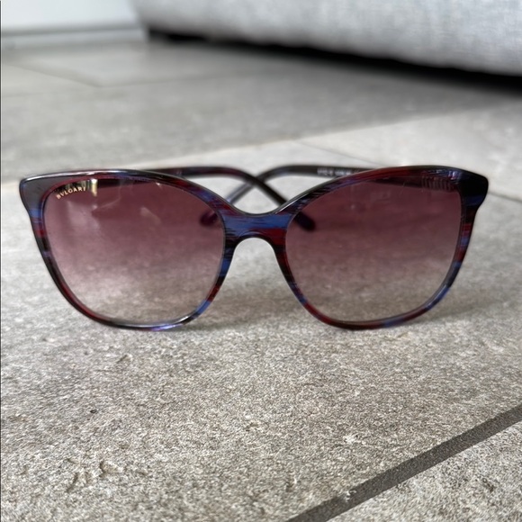 BVLGARI 8152B 5339/8H Serpenti Blue/Red Fantasy Women\'s Sunglasses main image 7